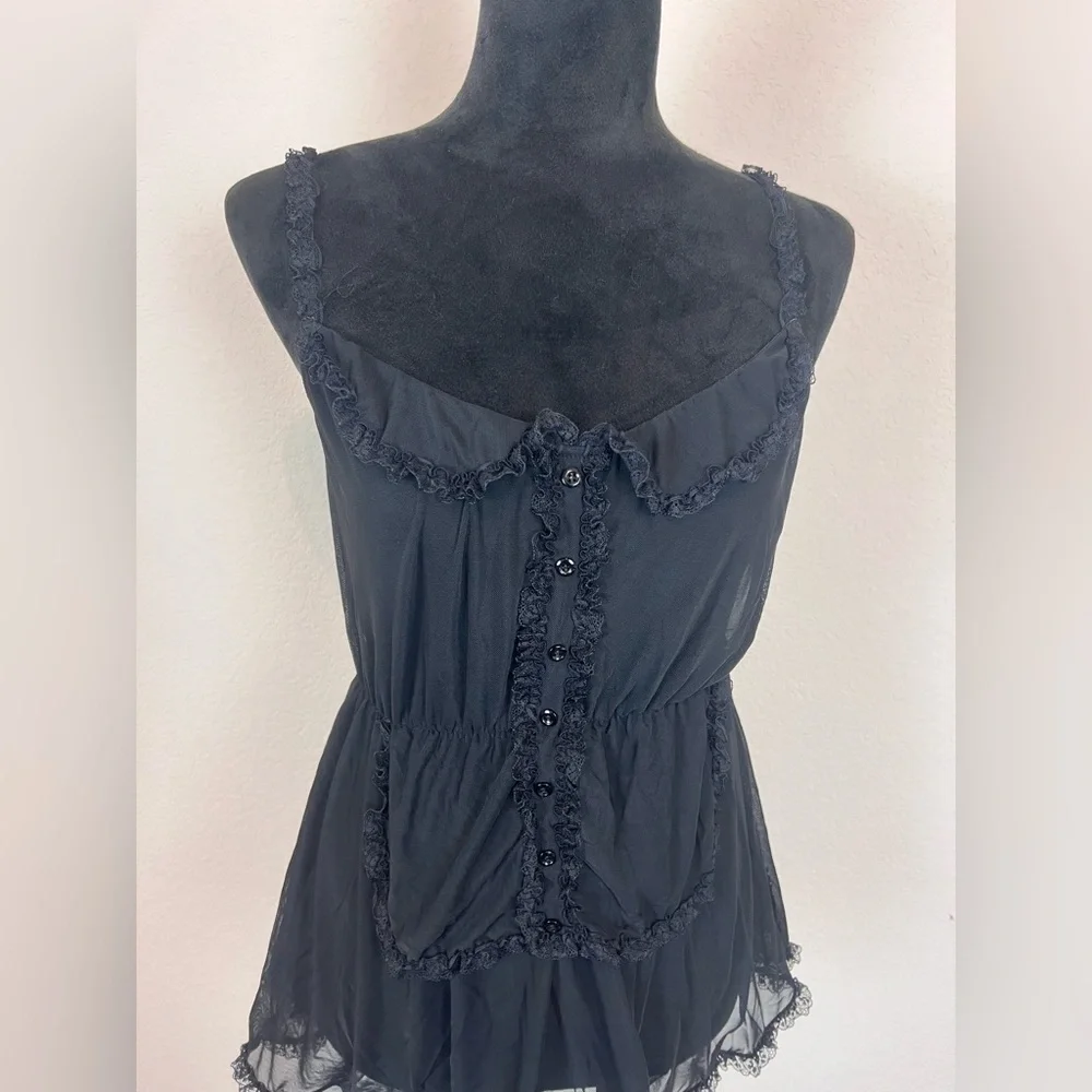 Victoria's Secret Sexy Little Things Mesh Maid Babydoll Slip Size Small - Picture 2 of 8